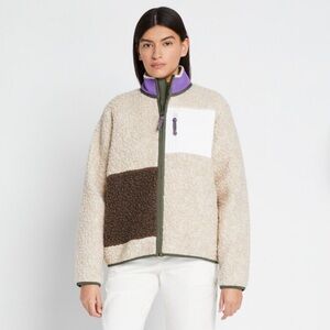 Tory Burch high pile fleece jacket